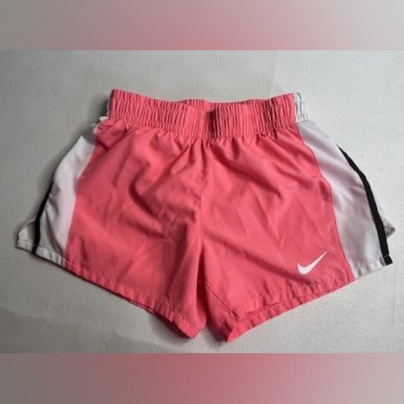 Nike Other - Nike dry fit Girls Athletic Running shorts size medium pink white S-1